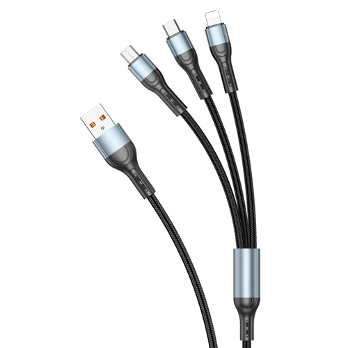 CABLE BELTOU USB 3IN1 S55 80W