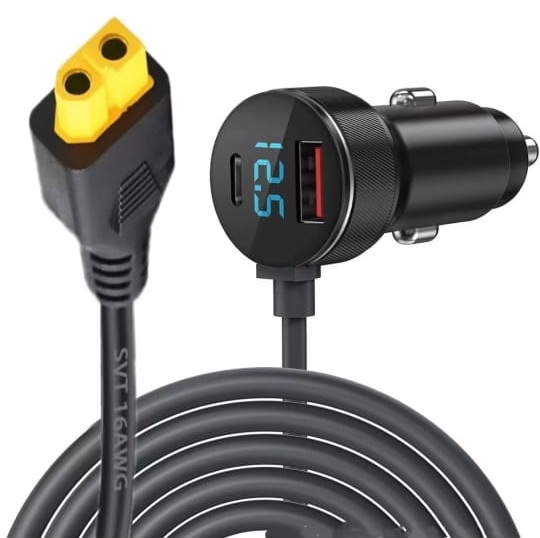 CABLE XT60 A CIGARRERA CETIFICA 2M